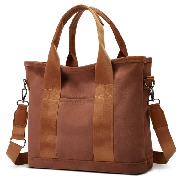 Bolso Halemet Suede para mujer con cremallera y compartimentos