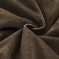 thumbnail image 4 of Peace Nest 3PC Reversible Sherpa Down Comforter Set with Solid Color, Dark Brown, Queen, 4 of 6