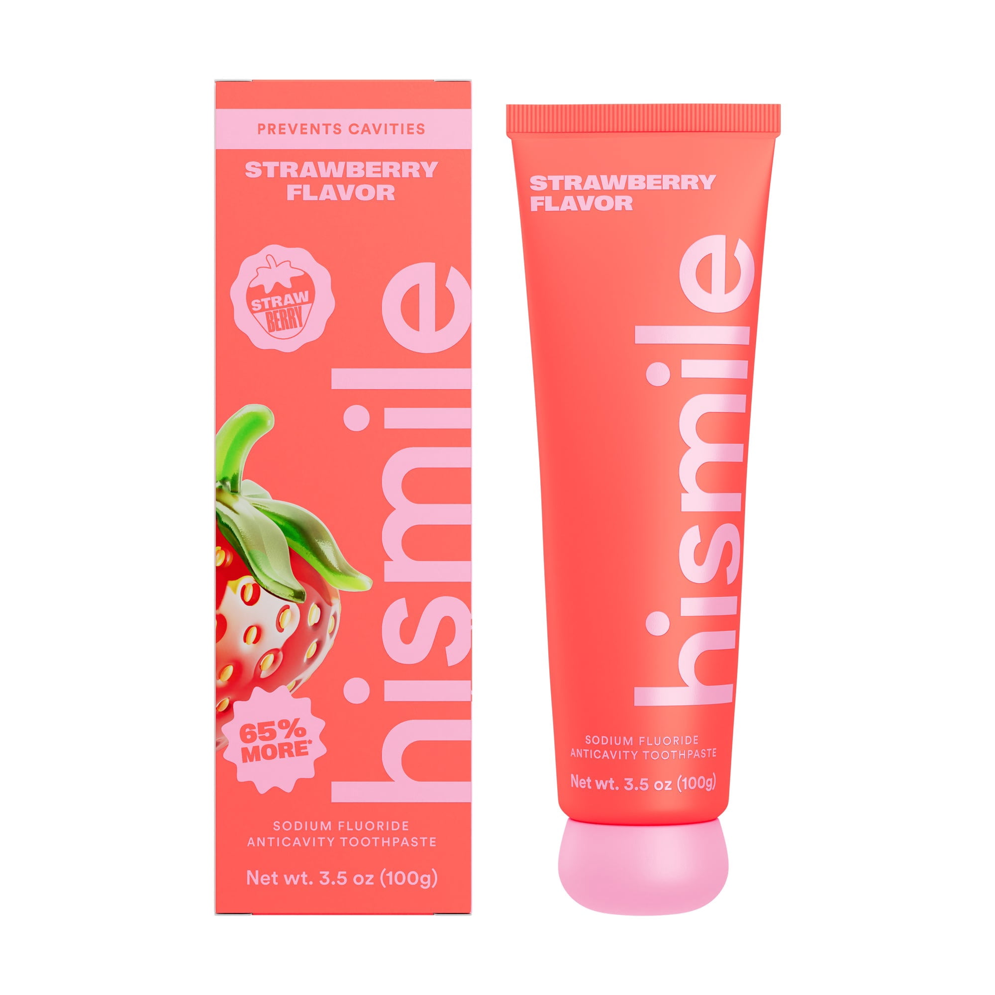 (3 pack) Strawberry Flavor Anticavity Toothpaste