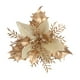 thumbnail image 2 of 12 piezas flores artificiales Fiudx polvo dorado decoración del hogar adornos de corona, 2 of 6