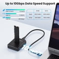 thumbnail image 2 of Nueva Caja Externa para Portátil Tipo C con Soporte para Disco Duro M.2 de Doble Protocolo NVMe/NGFF para Unidad de Estado Sólido, 2 of 6
