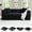 78" Black Corduroy, variant on Timbernest 106" Oversized L-Shaped Cloud Couch, Convertible Sleeper Sofa, Folding Corduroy Sofa Bed for Living Room, Beige