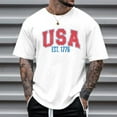 thumbnail image 4 of Afdoent Mens T Shirts Male Fashionable Casual Printed Short Sleeve T Shirt Streetwear, 4 of 4