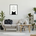 thumbnail image 3 of Stupell Industries Less People More Cats Inspirational Painting Black Framed Art Print Wall Art, 24 x 30, 3 of 9