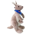 thumbnail image 2 of 2X Canguro Dulce de Peluche Juguetes de Peluche de Felpa Suave para Bebes Ninos (Azul), 2 of 4