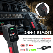 X-BULL Winch Control Box for 13500/14500LBS Winch with Multifuctional Remote Controls