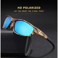 thumbnail image 2 of Polarized Night Vision Sunglasses Night Driving Glasses for Men Women Anti Glare Wraparound Sun Glasses ﻿,color 6, 2 of 8