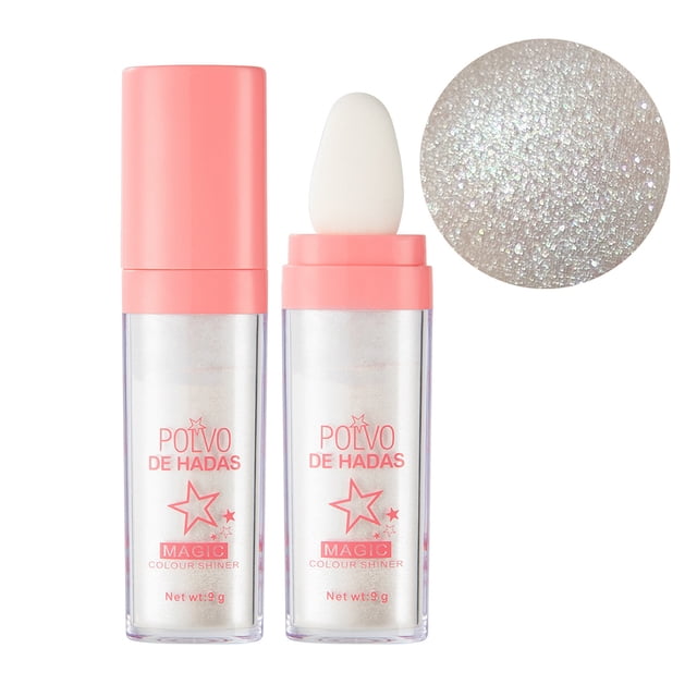 Polvo iluminador con purpurina Sincero Maquillaje brillante para rostro y cuerpo 9g