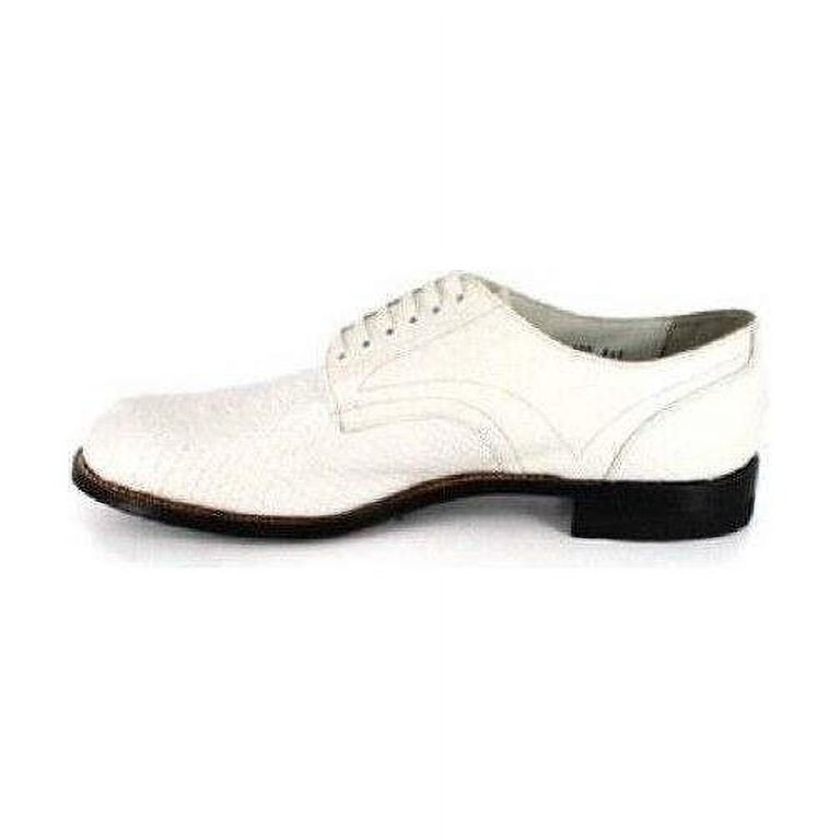Madison Stacy Adams Mens Shoes Anaconda Leather White 00055  display picture 1