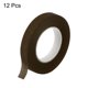 thumbnail image 3 of Uxcell 12 rollos de cintas florales de 1/2 pulgada y 30 yardas, cinta adhesiva impermeable para envolver ramos de flores, marrón, 3 of 5