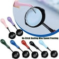 thumbnail image 2 of Non-stick Frosted Sealing Wax Spoon with Wood Handle for Easy Cleaning, 2 of 8