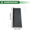 thumbnail image 5 of Unique Bargains Universal Car Window Tint Film Privacy Film 19.69 ft x 19.69 inch Carbon 1 PLY PET Light Black 1 Pc VLT 38% IRR 32% UVR 74%, 5 of 8