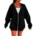 thumbnail image 4 of XXWXYD Kids Zip Up Hoodie Cozy Cotton-Polyester Sweatshirt Long Sleeve Jacket with Pockets Winter Fall Outerwear, 4 of 6
