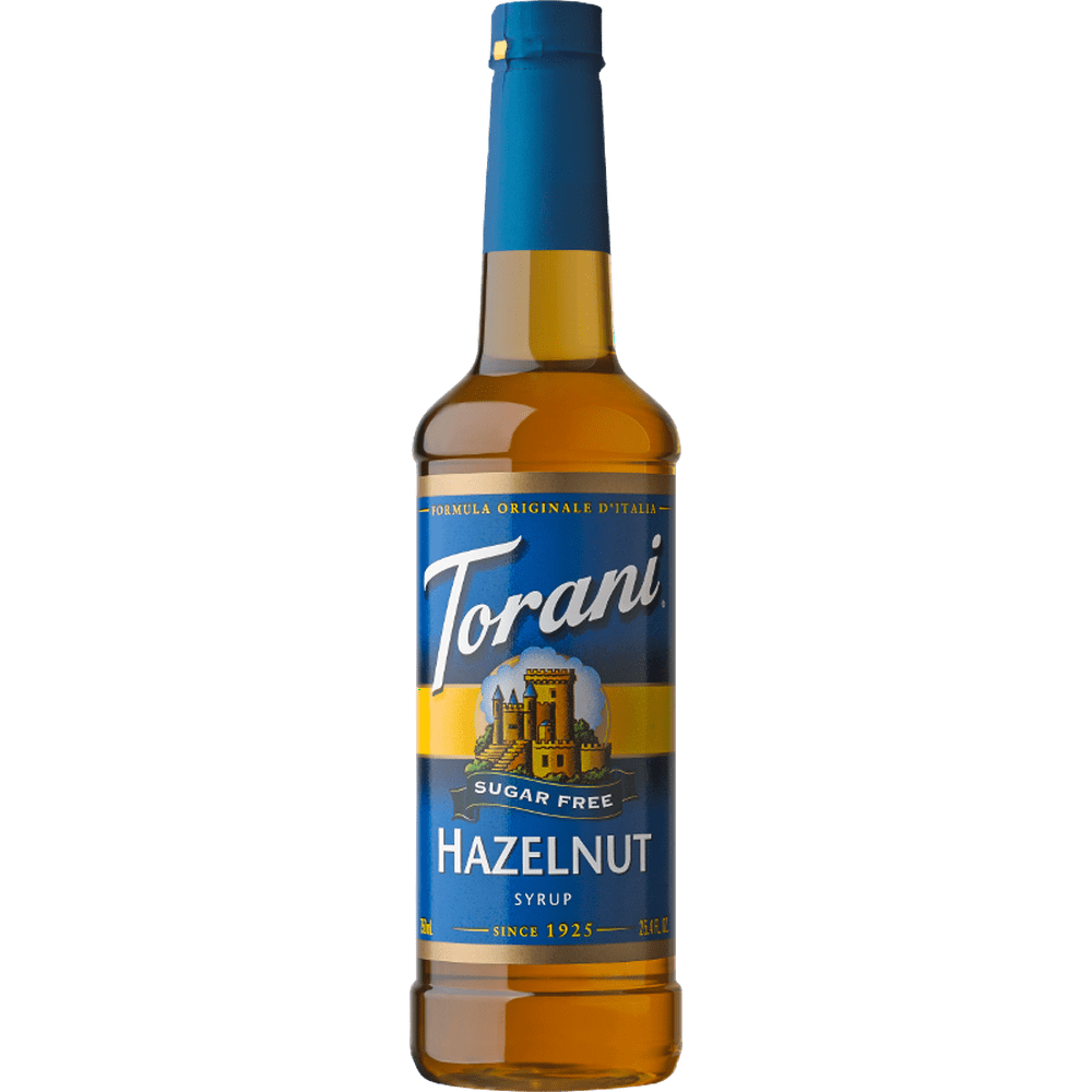 Torani Sugar Free Hazelnut Syrup, Coffee Flavoring, Drink Mix, 750ml