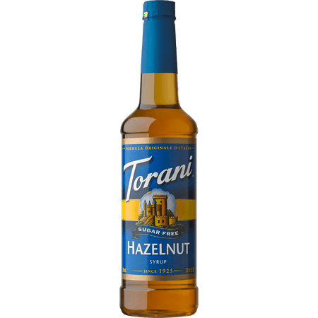 Torani Sugar Free Hazelnut Syrup 750ml - Walmart.com