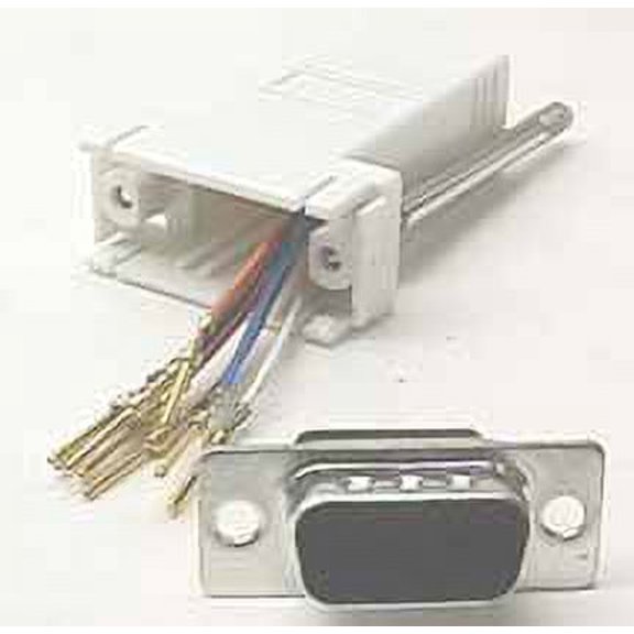 IEC DB09M-RJ4508-WH DB09 Male to RJ4508 Adapter White