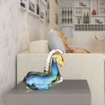 thumbnail image 2 of Caballo fantástico azul Escultura de cristal Decoración para el hogar Animal Ornamento Regalo, 2 of 8