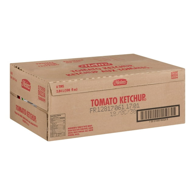 Ketchup Heinz, Conserve / 2,84 L/unité, 6 Unités/caisse
