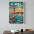 thumbnail image 6 of Inspirational Motivational Retro Tourism Art Golden Gate Bridge Vintage Travel Poster Wall Decor for Office Home Classroom Print Poster, 6 of 8