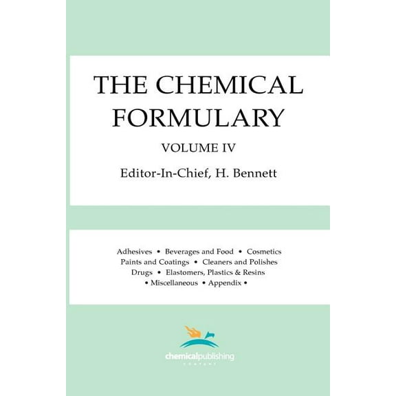The Chemical Formulary, Volume 4 (Paperback)