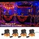 thumbnail image 4 of Cadena de luces Brizled Halloween, 100 quilates, morado/verde/naranja, 4 of 7