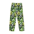 thumbnail image 4 of Kdxio Football Doodle Print Men's Sleep Pajama Pant Lounge Pants with Pockets, 4 of 8