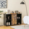 thumbnail image 2 of Costway Buffet de Ferme, Table Console de Bar à Café avec Tiroir et Casier, 2 of 10