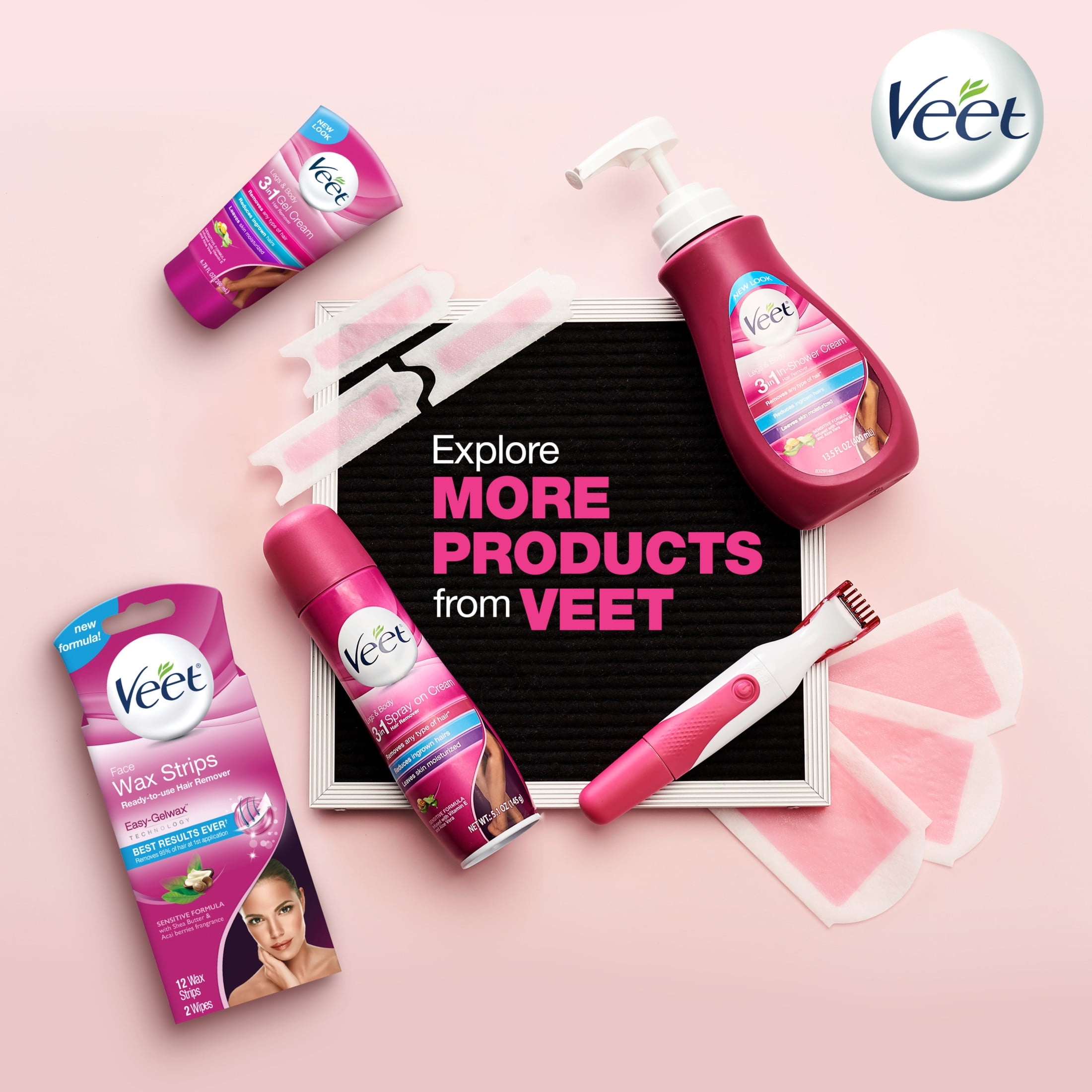 Veet Hair Removal Cream In Shower Body Hair Remover For Women