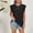 Black, variant on LYEAA Womens Plus Size Tank Tops Cap Sleeve Crew Neck Spring Summer Loose Casual Tee Shirts Solid Vacation Beach Elegant Fashion Pullover Vest Breathable Soft Loungewear Going Out Clothes Black M