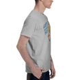 thumbnail image 3 of Happy Father's Day Men's Basic Short Sleeve T-Shirt Gray Medium, 3 of 5