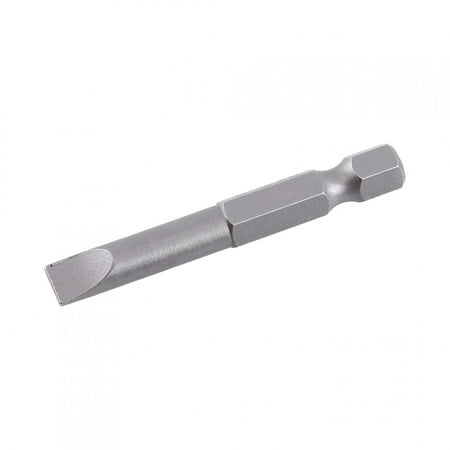

Gegong 6pcs 50mm 2.0-6.0mm 0.25 Hex Shank Alloy Flat Head Mag Netic Tip Slotted Screwdriver Bits 0.25 50mm