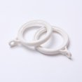 thumbnail image 3 of Coofit 50PCS Curtain Ring Plastic Drapery Ring Drapery Curtain Eyelet Ring, 3 of 8
