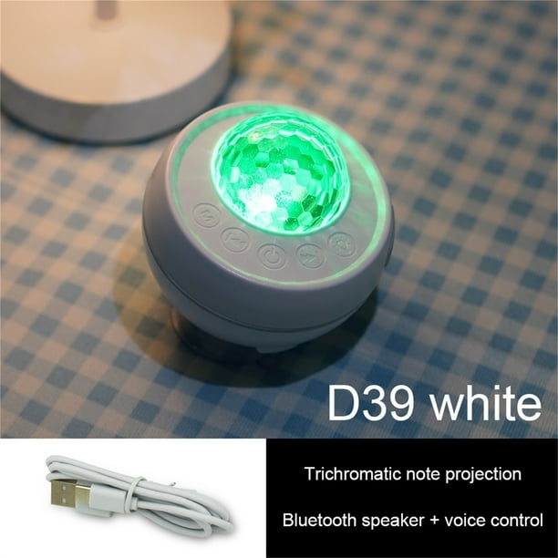 Luz de sonido para baño, luz de ambiente para piscina, bola para exteriores, altavoz impermeable con Bluetooth, música, Control de voz, sonido pequeño para escenario