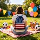 thumbnail image 5 of Flag Drawstring Backpack For Football Matches Sports Sackpack With Teams Print Ideal for Soccer Fans Games Daily Use, 5 of 6