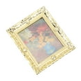 thumbnail image 3 of Miniatures Art Painting, Flower Pattern Simulation Model Dollhouse Oil Painting Decoration Accessories  For 1:12 Dollhouse, 3 of 8
