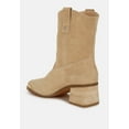thumbnail image 4 of Emberly Suede Square Toe Ankle Boots, 4 of 8