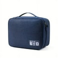 thumbnail image 4 of Portable Electronic Accessories Organizer Bag for Business Travel - Multi-Functional USB Cable &Digital Gadget Storage Bag Gray, 4 of 6