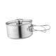 thumbnail image 5 of Olla de cocina con tapa, utensilios de cocina, olla antiadherente portátil de acero inoxidable, olla para sopa para restaurantes, campamentos, casa, s 1600 ml, 5 of 8