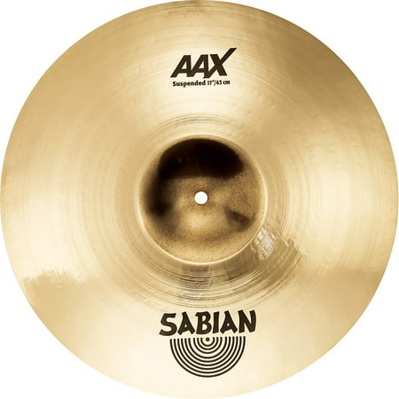 Sabian AAX Suspended Cymbal - Brilliant 17 in. In response to demand for a darker tone than current AA-series suspended cymbals  the Sabian AAX Suspended Cymbal with Dynamic Focus is the newest addition to Sabian s already sensational line-up. The redesigned AAX Suspended cymbals respond evenly at all dynamic levels and provide long sustain for increased projection and tone.  The enhanced complexity and rich sound quality of our new AAX Suspended cymbals will become immediately apparent to the sophisticated musician   explains Sabian Master Product Specialist Mark Love. The AAX Suspended is ideal for orchestral players who appreciate pure  shimmering modern bright sounds at all levels. The brilliant finish on this model gives it sparkling presence under the stage lights. AAX Dynamic Focus is an innovative Sabian concept that delivers total control by eliminating volume threshold and distortion. A bright attack  shimmering sustain  and ability to perform with excellence at all volumes are all hallmarks of this core Sabian cymbal series. The AAX Suspended is hand crafted from Sabian B20 cast bronze. All AAX cymbals are protected by a special Sabian Two-Year Warranty in North America.