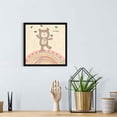 thumbnail image 3 of Kids Nursery Art "Rainbow Bear" Natural Float Framed Canvas - 12x12, 3 of 5