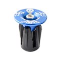 thumbnail image 1 of 1 Pair Handlebar Caps Component Sturdy Accessory Simple Aluminum Alloy Cycling Fitting Handle Plug Parts Bike Part Replacement for Replace Blue, 1 of 7