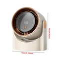 thumbnail image 4 of ICQOVD Desktop Fan Table Fan 100 Speed Wall Mounted Quiet Led Display Rechargeable Hands-Free Portable Cooling, 4 of 5