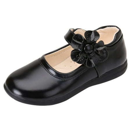 Dance Princess Single Shoes Size 2 Boys Shoes Children Kid Soft Baby 11 Toddler Shoes Girls Shoes Flower Girls Leather Glitter Shoes for Little Girls Baby Shoes