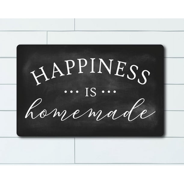 La felicidad es un regalo de boda hecho en casa, regalo de inauguración de la casa, regalo edificante, decoración edificante para el hogar, cita impresa, letrero de cocina, hogar, dulce hogar Tamaño: