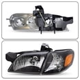 thumbnail image 6 of For 1997-2005 Pontiac Montana Chevy Venture Black Headlights Assembly L+R Pairs, 6 of 7