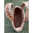 thumbnail image 3 of NAKSHRUGS Women's Jute Shopper Handbag, Gray, 3 of 5