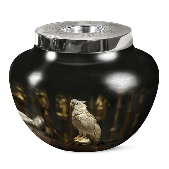KARYLIZ Parrot Urns For Human Ashes Adult Man & Women - Decorative Urns - Large Urns For Human Ashes Adult Male & Female - Cremation Urns For Human Ashes