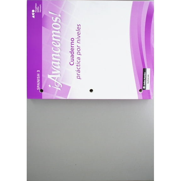 New - ¡Avancemos!, ¡Avancemos! Cuaderno Practica por niveles Student Edition Level 3 9780618765959 0618765956