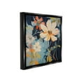 thumbnail image 4 of Stupell Industries Varied Flowers Pattern Botanical & Floral Painting Black Floater Framed Canvas Art Print Wall Art, 25 x 25, 4 of 10