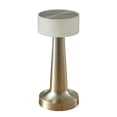 thumbnail image 1 of Lámpara de mesa LED con sensor táctil, brillo de 3 niveles, batería recargable de hasta 48 horas de uso, luz nocturna para guardería infantil, (dorado), 1 of 3